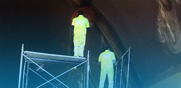 지하 터널 누출 씰링 Underground Utility Tunnel Leak Sealing